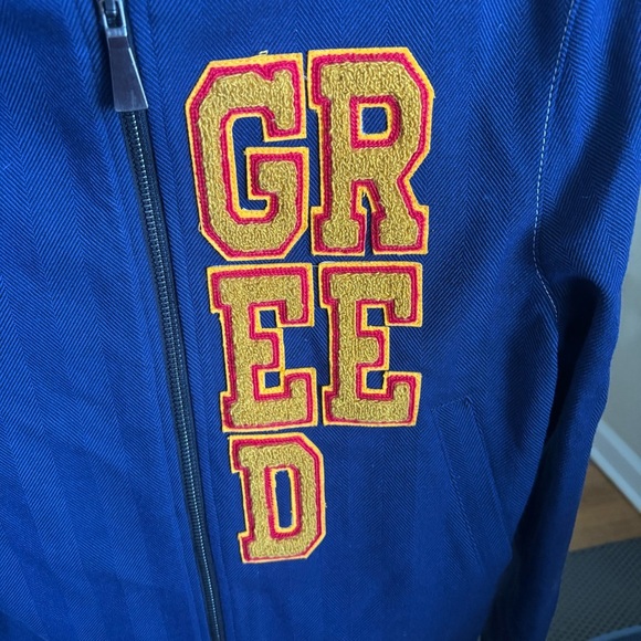 Pyer Moss Navy Varsity Jacket NYC Embroidered
Letterman Bomber Size Small - Picture 5 of 14